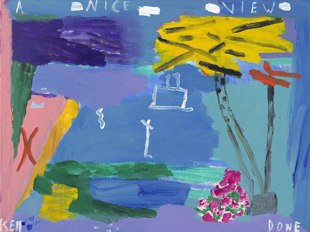 ケン・ドーンの絵画作品　タイトルは、A nice view